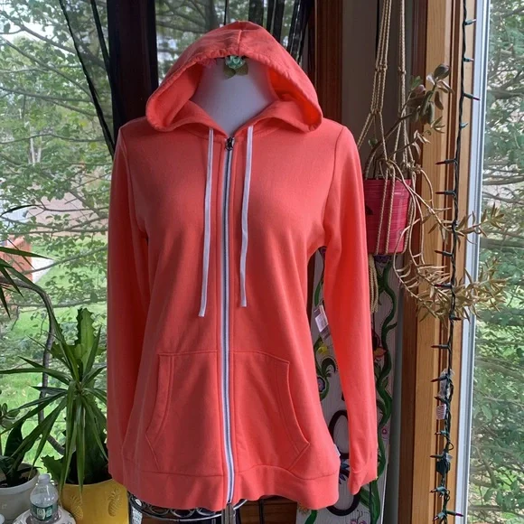 Eddie Bauer zip front hoodie sweatshirt. - Picture 5 of 6